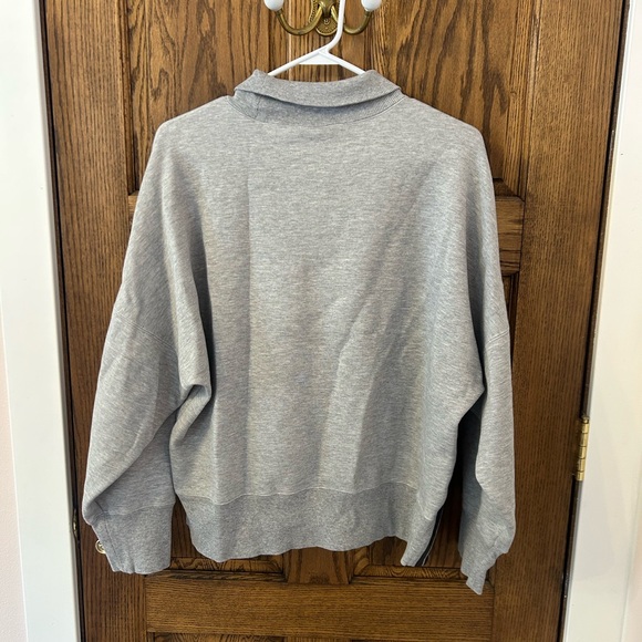 Adidas Gray Turtleneck Sweatshirt Athletic Women’s Medium - Picture 9 of 10